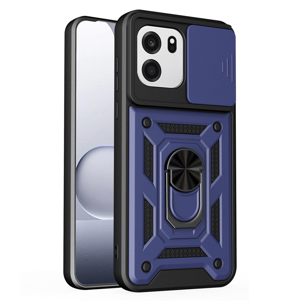 EIDERWOOD OnePlus Nord CE6 Hybrid Håndværker Mobil Cover m. Kickstand & Cam Slider - Blå