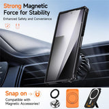 Samsung Galaxy Z Fold8 Ultra / Fold7 EIDERWOOD Håndværkercover m. Indbygget Ståfunktion - MagSafe Kompatibel - Sort