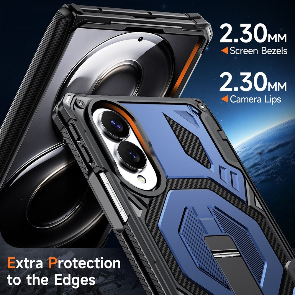 Samsung Galaxy Z Fold8 EIDERWOOD Håndværkercover m. Indbygget Ståfunktion - MagSafe Kompatibel - Sort / Blå