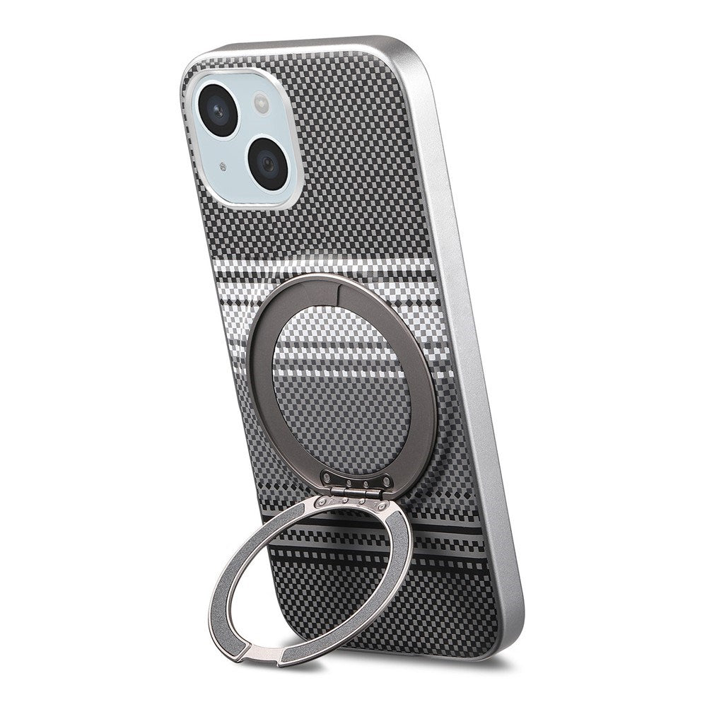 iPhone 14 / 13 EIDEROWOD Hybrid Plast Gradient Bagside Cover - MagSafe Kompatibel - Sort