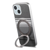 iPhone 14 / 13 EIDEROWOD Hybrid Plast Gradient Bagside Cover - MagSafe Kompatibel - Sort