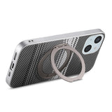 iPhone 14 / 13 EIDEROWOD Hybrid Plast Gradient Bagside Cover - MagSafe Kompatibel - Sort