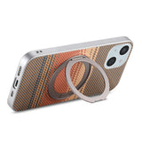 iPhone 14 / 13 EIDEROWOD Hybrid Plast Gradient Bagside Cover - MagSafe Kompatibel - Brun