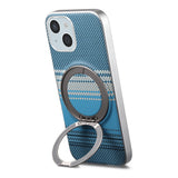 iPhone 14 / 13 EIDEROWOD Hybrid Plast Gradient Bagside Cover - MagSafe Kompatibel - Blå