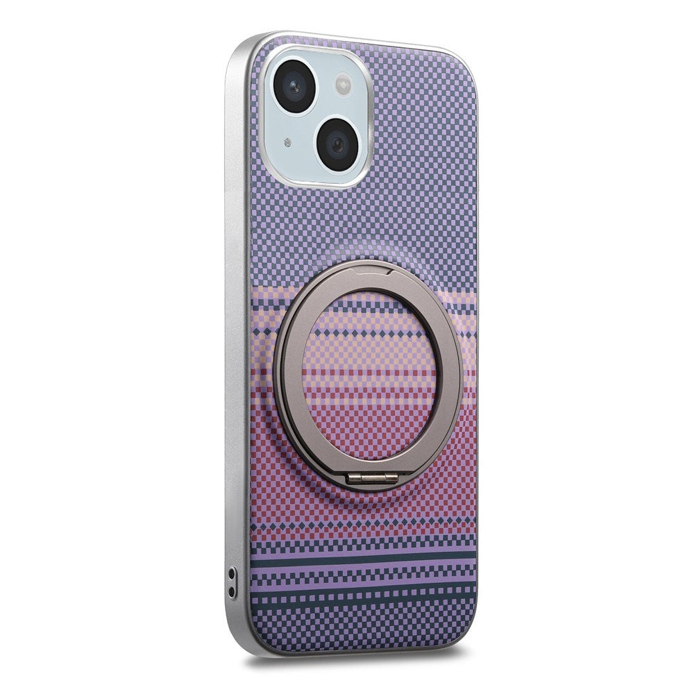 iPhone 14 / 13 EIDEROWOD Hybrid Plast Gradient Bagside Cover - MagSafe Kompatibel - Lilla
