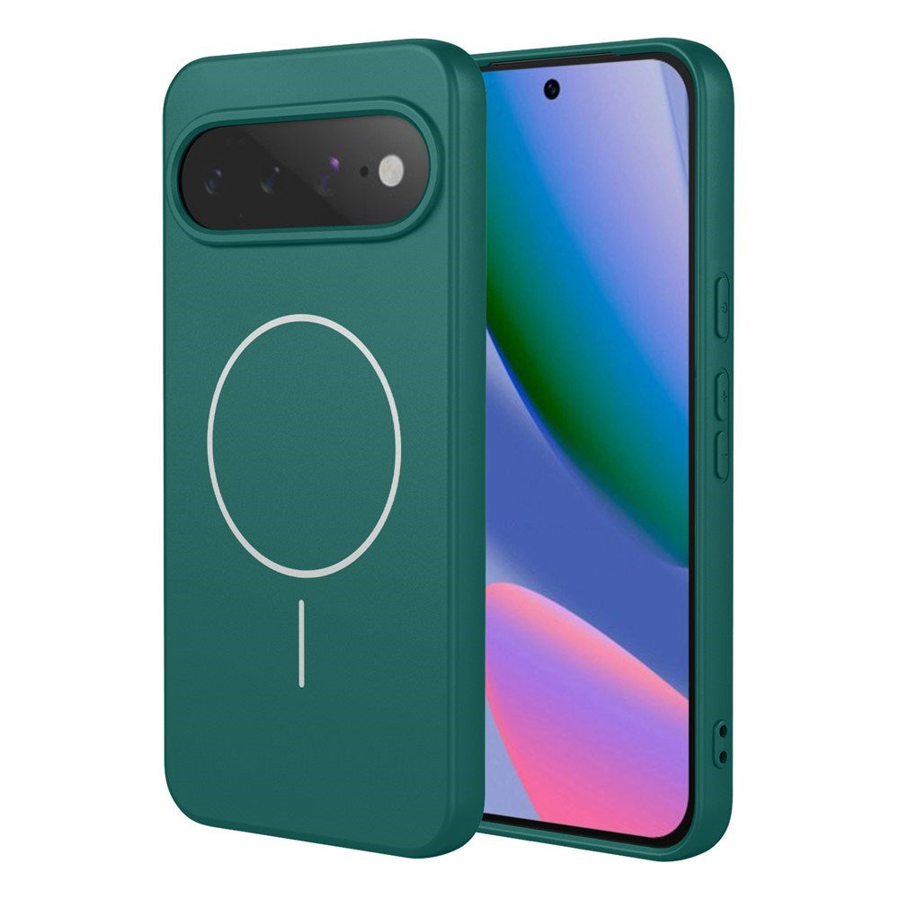 Google Pixel 11 EIDERWOOD Fleksibelt Plast Bagside Cover m. Foret Inderside - MagSafe Kompatibel - Mørkegrøn