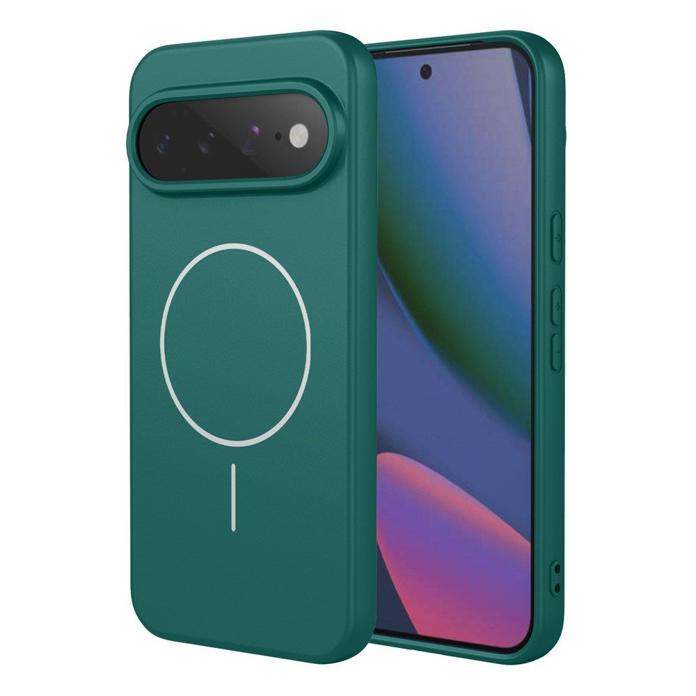 Google Pixel 11 Pro XL EIDERWOOD Fleksibelt Plast Bagside Cover m. Foret Inderside - MagSafe Kompatibel - Mørkegrøn