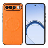 Realme 16 EIDERWOOD Hybrid Carbon Bagside Cover - MagSafe Kompatibel - Orange