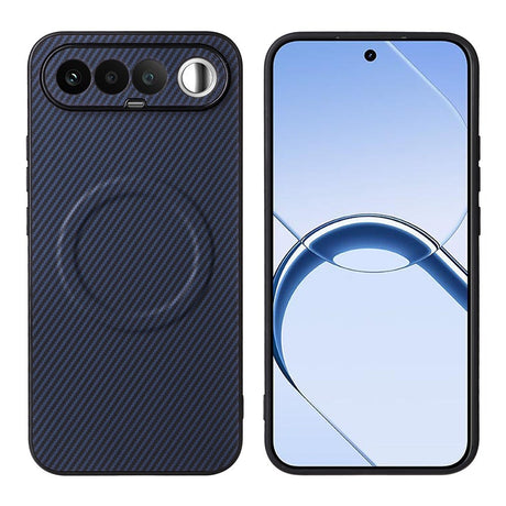 Realme 16 EIDERWOOD Hybrid Carbon Bagside Cover - MagSafe Kompatibel - Blå