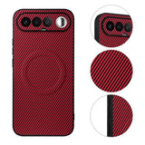 Realme 16 EIDERWOOD Hybrid Carbon Bagside Cover - MagSafe Kompatibel - Rød
