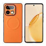 Realme 16 Pro+ EIDERWOOD Hybrid Carbon Bagside Cover - MagSafe Kompatibel - Orange