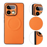 Realme 16 Pro+ EIDERWOOD Hybrid Carbon Bagside Cover - MagSafe Kompatibel - Orange