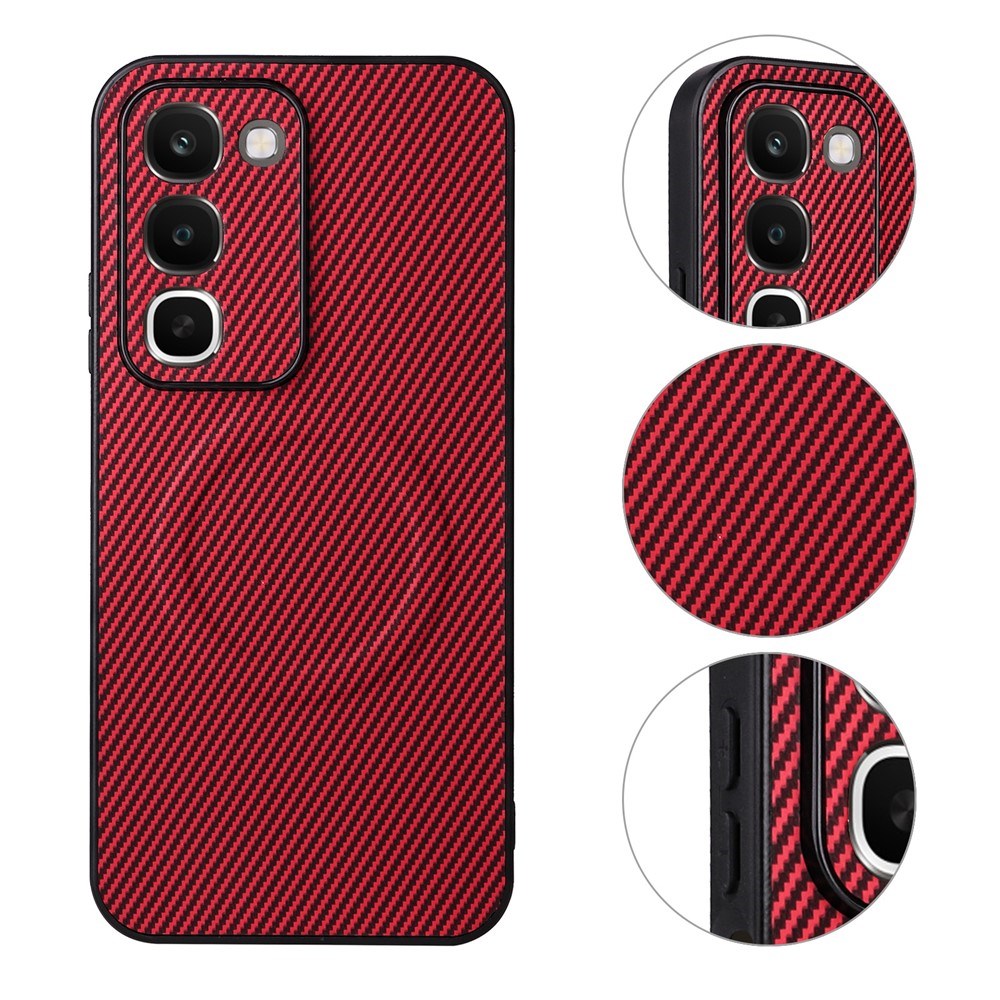 Realme C100 EIDERWOOD Hybrid Carbon Bagside Cover - MagSafe Kompatibel - Rød