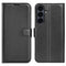 Samsung Galaxy S26 FE EIDERWOOD Kunstlæder Flipcover - Kortholder & Ståfunktion - Sort