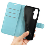 Samsung Galaxy S26 FE EIDERWOOD Kunstlæder Flipcover - Kortholder & Ståfunktion - Blå