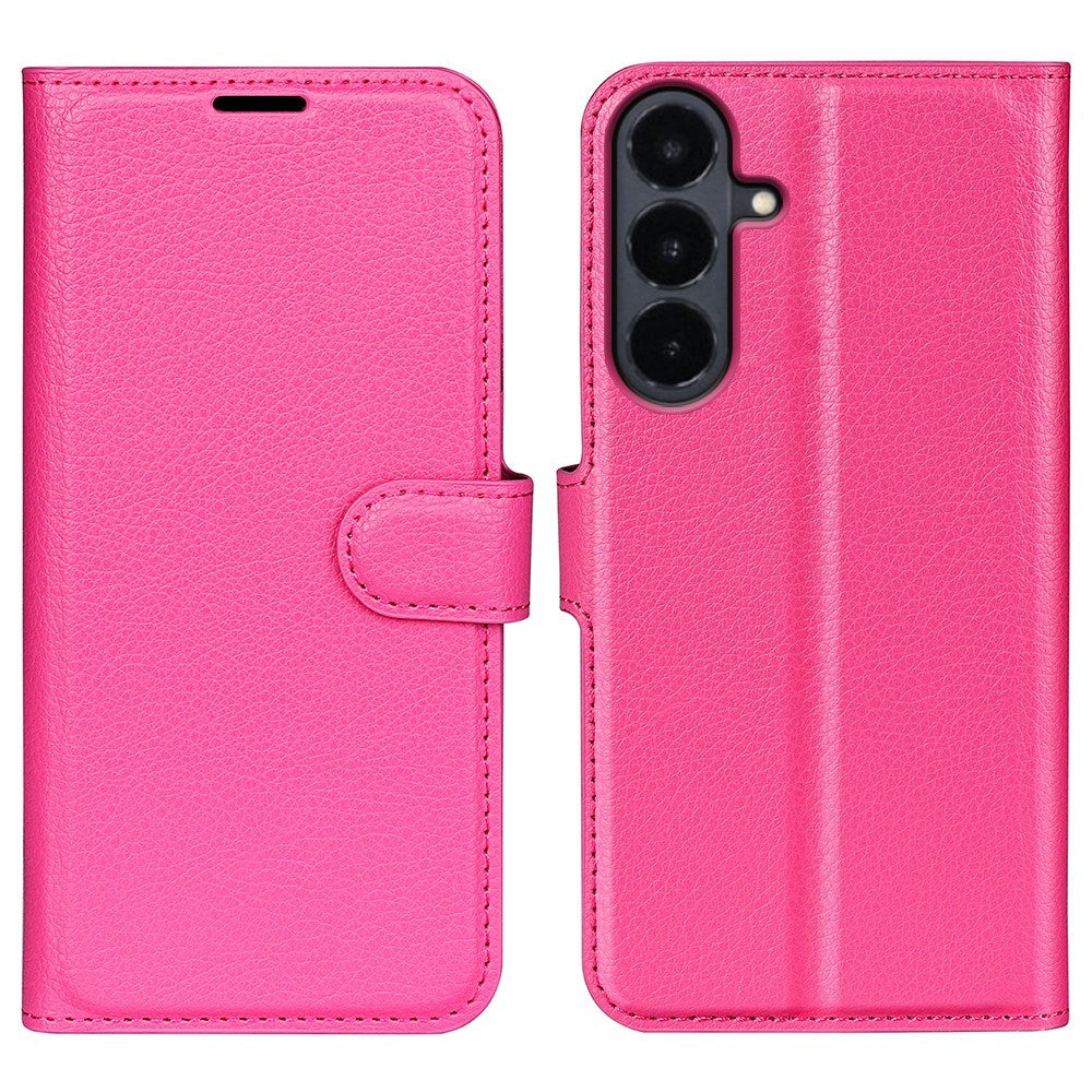 Samsung Galaxy S26 FE EIDERWOOD Kunstlæder Flipcover - Kortholder & Ståfunktion - Pink