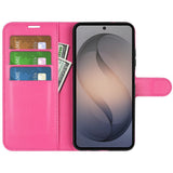 Samsung Galaxy S26 FE EIDERWOOD Kunstlæder Flipcover - Kortholder & Ståfunktion - Pink