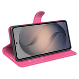 Samsung Galaxy S26 FE EIDERWOOD Kunstlæder Flipcover - Kortholder & Ståfunktion - Pink