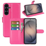 Samsung Galaxy S26 FE EIDERWOOD Kunstlæder Flipcover - Kortholder & Ståfunktion - Pink