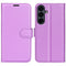 Samsung Galaxy S26 FE EIDERWOOD Kunstlæder Flipcover - Kortholder & Ståfunktion - Lilla