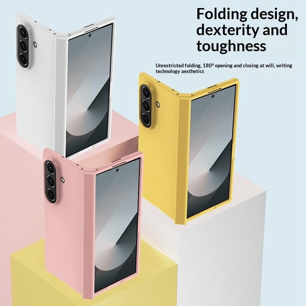 Samsung Galaxy Z Fold8 Ultra EIDERWOOD Hårdt Plastik Mobilcover m. Hængsel - Hvid