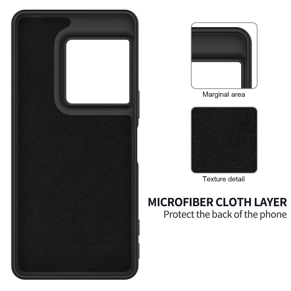 EIDERWOOD Sony Xperia 1 VIII  Foret Silikone Bagside Cover m. Strop - Sort