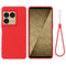 EIDERWOOD Sony Xperia 1 VIII  Foret Silikone Bagside Cover m. Strop - Rød