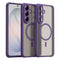 Samsung Galaxy S26 FE EIDERWOOD Mat Hybrid Mobilcover - MagSafe Kompatibel - Gennemsigtig / Lilla