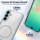 Samsung Galaxy A27 EIDERWOOD Hybrid Plast Bagside Cover - MagSafe Kompatibel - Gennemsigtig / Grå
