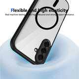 Samsung Galaxy A27 EIDERWOOD Hybrid Plast Bagside Cover - MagSafe Kompatibel - Gennemsigtig / Sort