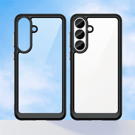 Samsung Galaxy S26 FE EIDERWOOD Hybrid Cover - Gennemsigtig / Sort