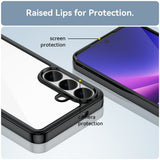 Samsung Galaxy S26 FE EIDERWOOD Hybrid Cover - Gennemsigtig / Sort