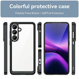Samsung Galaxy S26 FE EIDERWOOD Hybrid Cover - Gennemsigtig / Sort