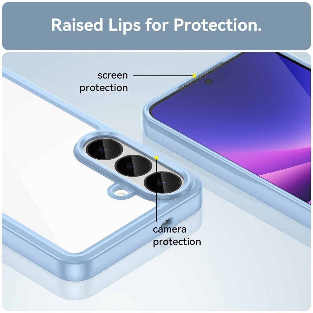 Samsung Galaxy S26 FE EIDERWOOD Hybrid Cover - Gennemsigtig / Blå