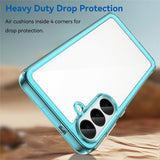 Samsung Galaxy S26 FE EIDERWOOD Hybrid Cover - Gennemsigtig / Turkis