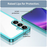 Samsung Galaxy S26 FE EIDERWOOD Hybrid Cover - Gennemsigtig / Turkis