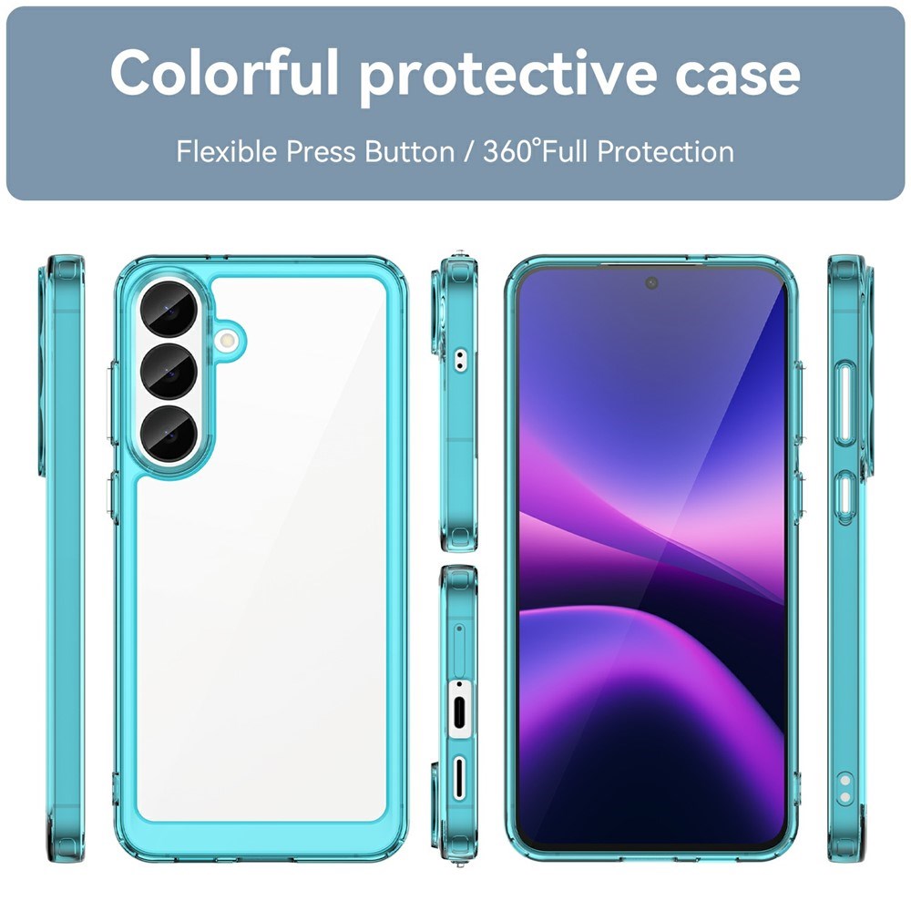 Samsung Galaxy S26 FE EIDERWOOD Hybrid Cover - Gennemsigtig / Turkis