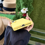 Samsung Galaxy Z Fold8 EIDERWOOD Hårdt Plastik Mobilcover m. Hængsel - Gul