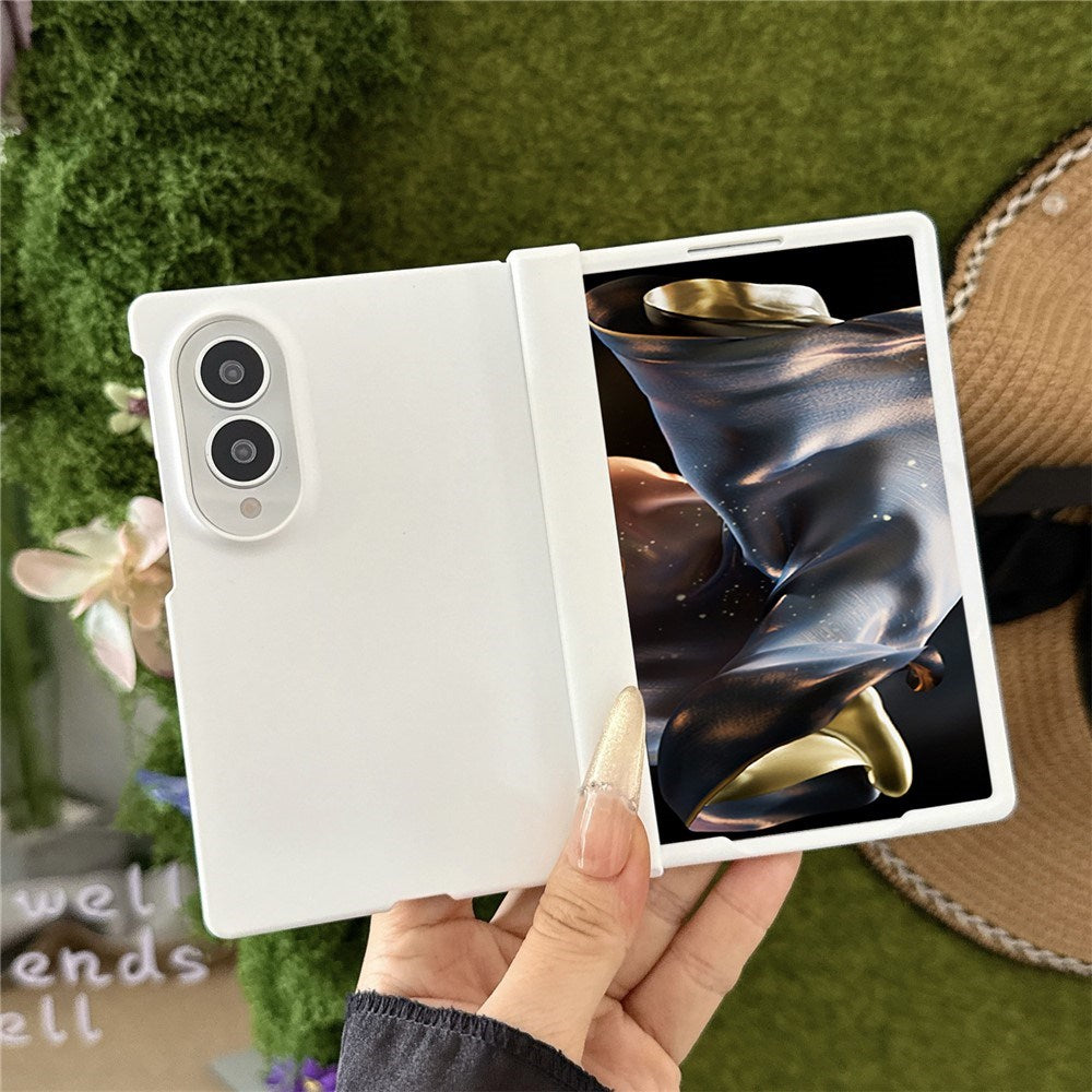 Samsung Galaxy Z Fold8 EIDERWOOD Hårdt Plastik Mobilcover m. Hængsel - Hvid