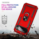 Google Pixel 11 Pro XL EIDERWOOD Håndværker Mobil Cover m. 360 Roterbar Kickstand - Red