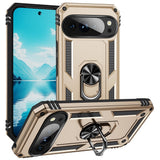 Google Pixel 11 Pro XL EIDERWOOD Håndværker Mobil Cover m. 360 Roterbar Kickstand - Guld