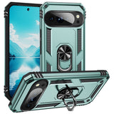 Google Pixel 11 Pro XL EIDERWOOD Håndværker Mobil Cover m. 360 Roterbar Kickstand - Turkis