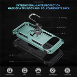 Google Pixel 11 Pro XL EIDERWOOD Håndværker Mobil Cover m. 360 Roterbar Kickstand - Turkis