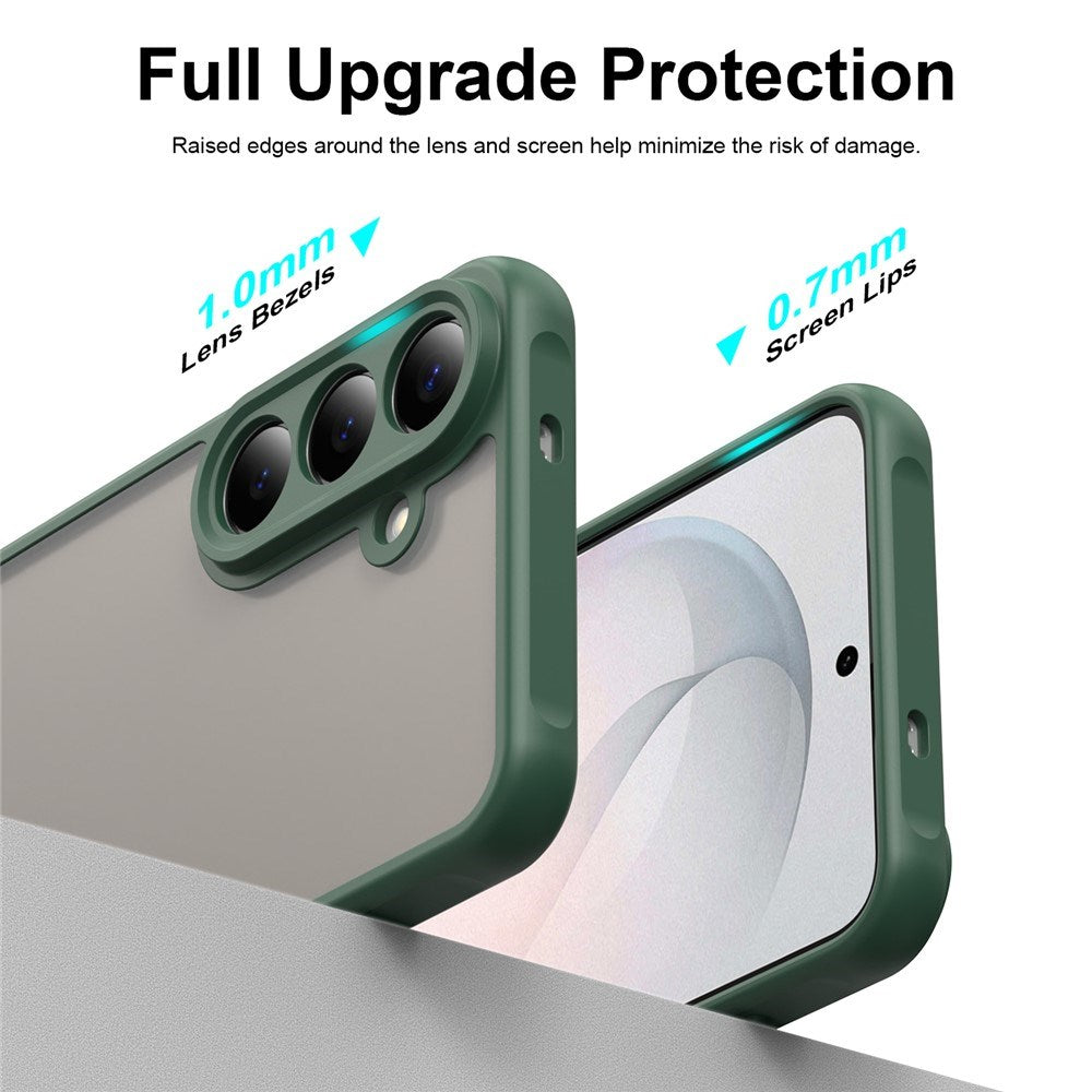 Samsung Galaxy S26 FE EIDERWOOD Mat Hybrid Mobilcover - Mørkegrøn