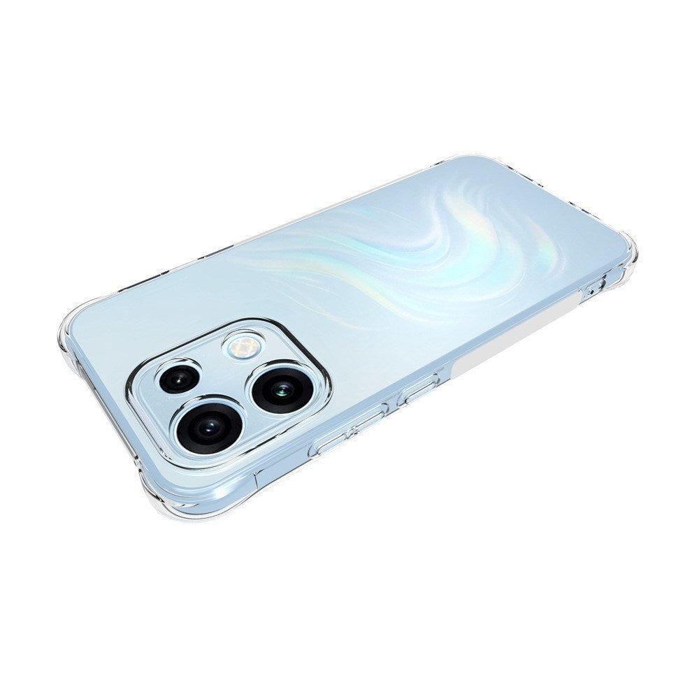 OPPO Reno16 F (5G) EIDERWOOD Fleksibelt Plast Bagside Cover m. Stødabsorberende Hjørner - Gennemsigtig