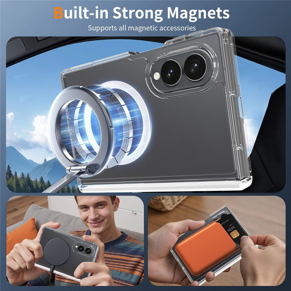 Samsung Galaxy Z Fold8 EIDERWOOD Hybrid Beskyttelsescase - MagSafe Kompatibel - Gennemsigtig