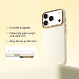 ABEEL iPhone 18 Pro Max / 17 Pro Max Hårdt Soft-Touch Plast Bagside Cover - MagSafe Kompatibel - Gul
