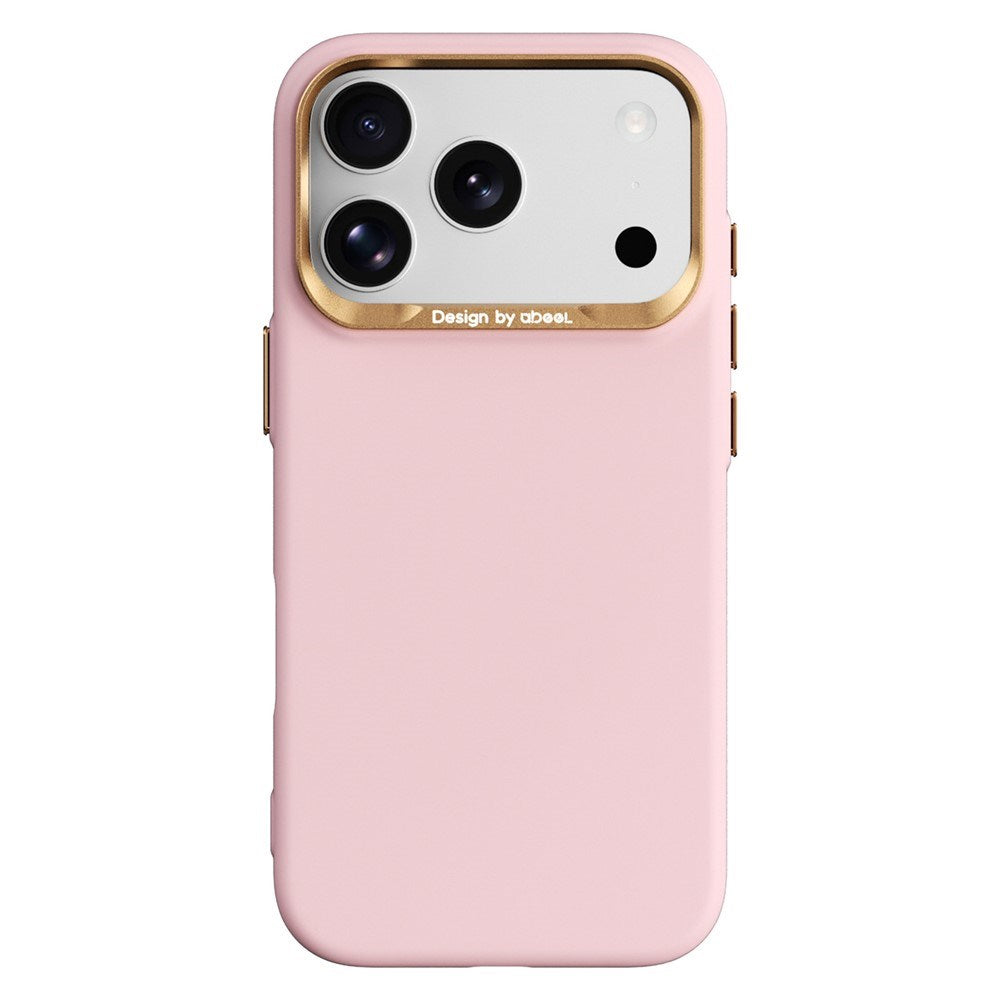 ABEEL iPhone 18 Pro Max / 17 Pro Max Hårdt Soft-Touch Plast Bagside Cover - MagSafe Kompatibel - Lyserød