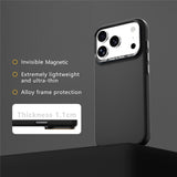 ABEEL iPhone 18 Pro Max / 17 Pro Max Hårdt Soft-Touch Plast Bagside Cover - MagSafe Kompatibel - Sort