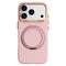 ABEEL iPhone 17 Pro / 18 Pro Hårdt Soft-Touch Plast Bagside Cover m. Kickstand - MagSafe Kompatibel - Lyserød